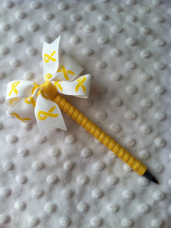 Support Our Troops Yellow Ribbon Ribbon Pen-